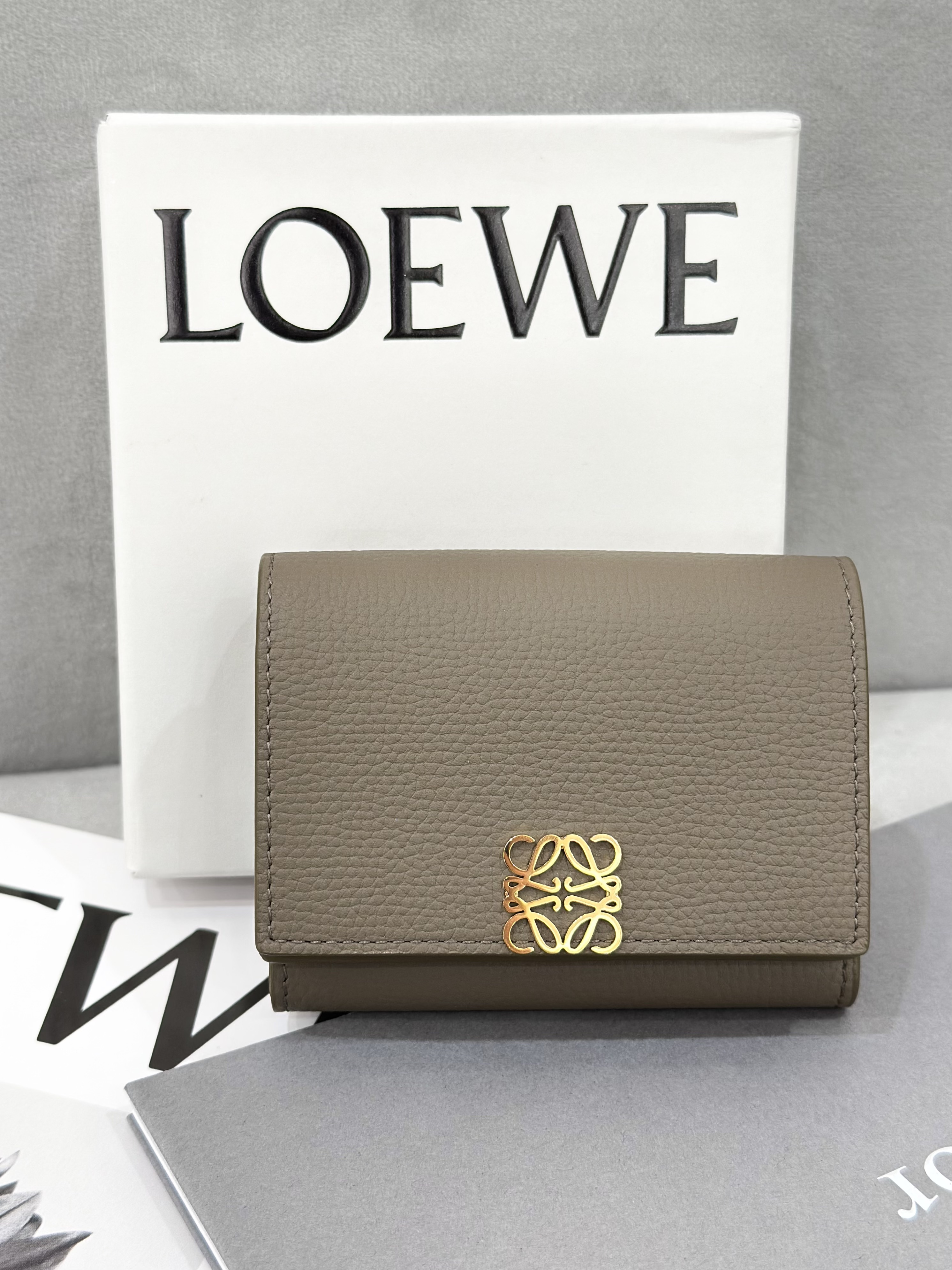 LOEWE Anagram Trifold Wallet