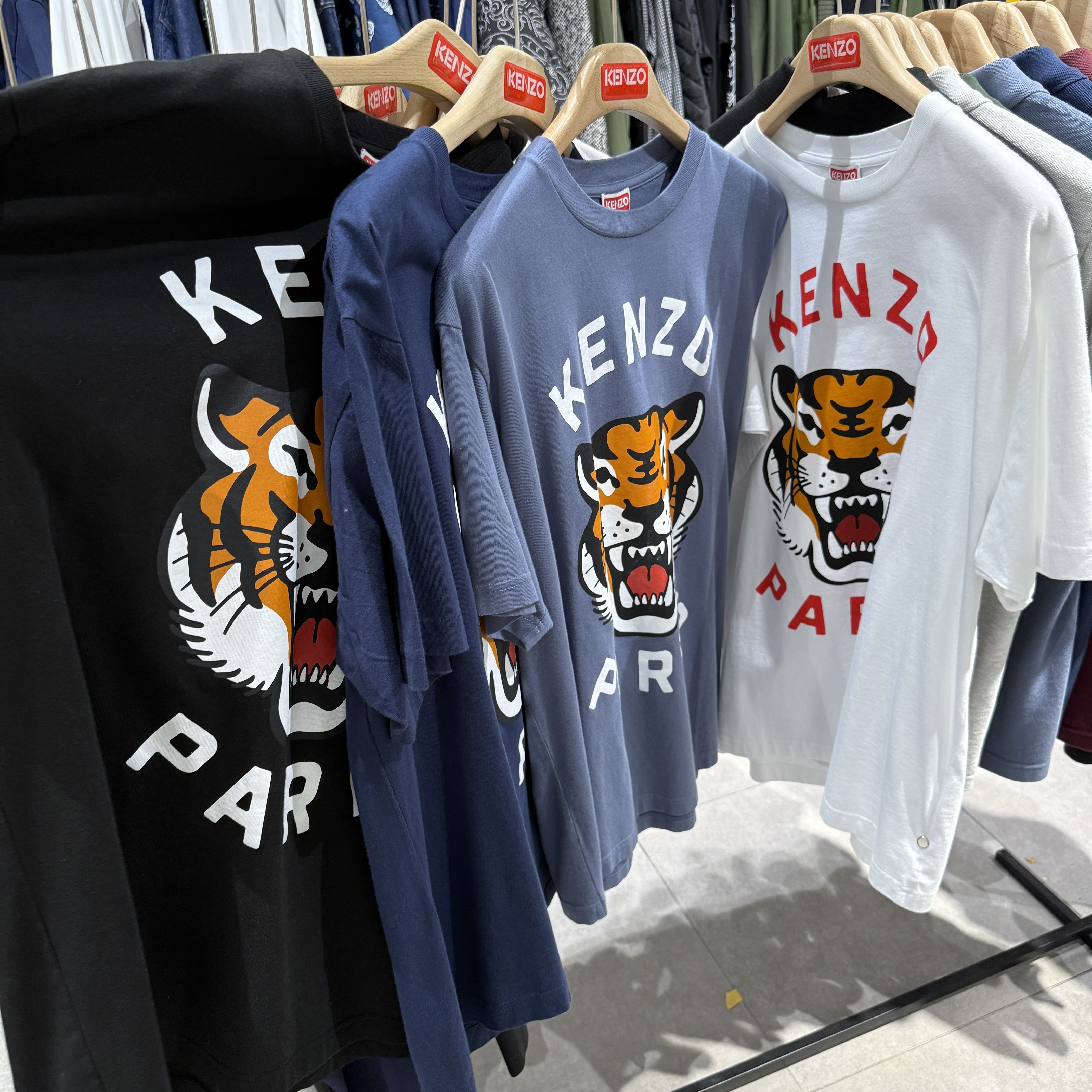 Kenzo MEN Iconic Tiger short sleeve T-shirt 4 colors