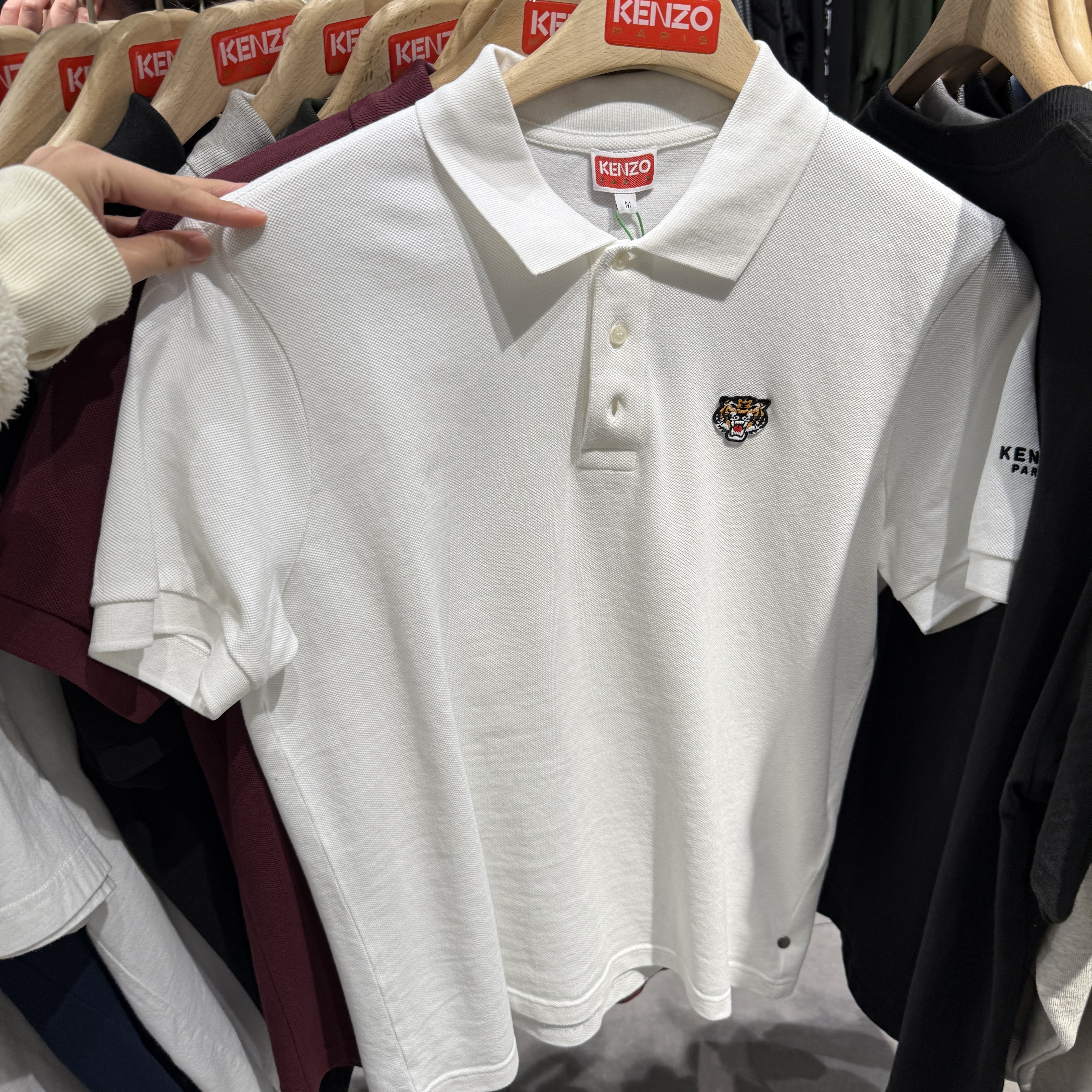 Kenzo MEN Tiger short sleeve Polo T-shirt with side logo 7 colors