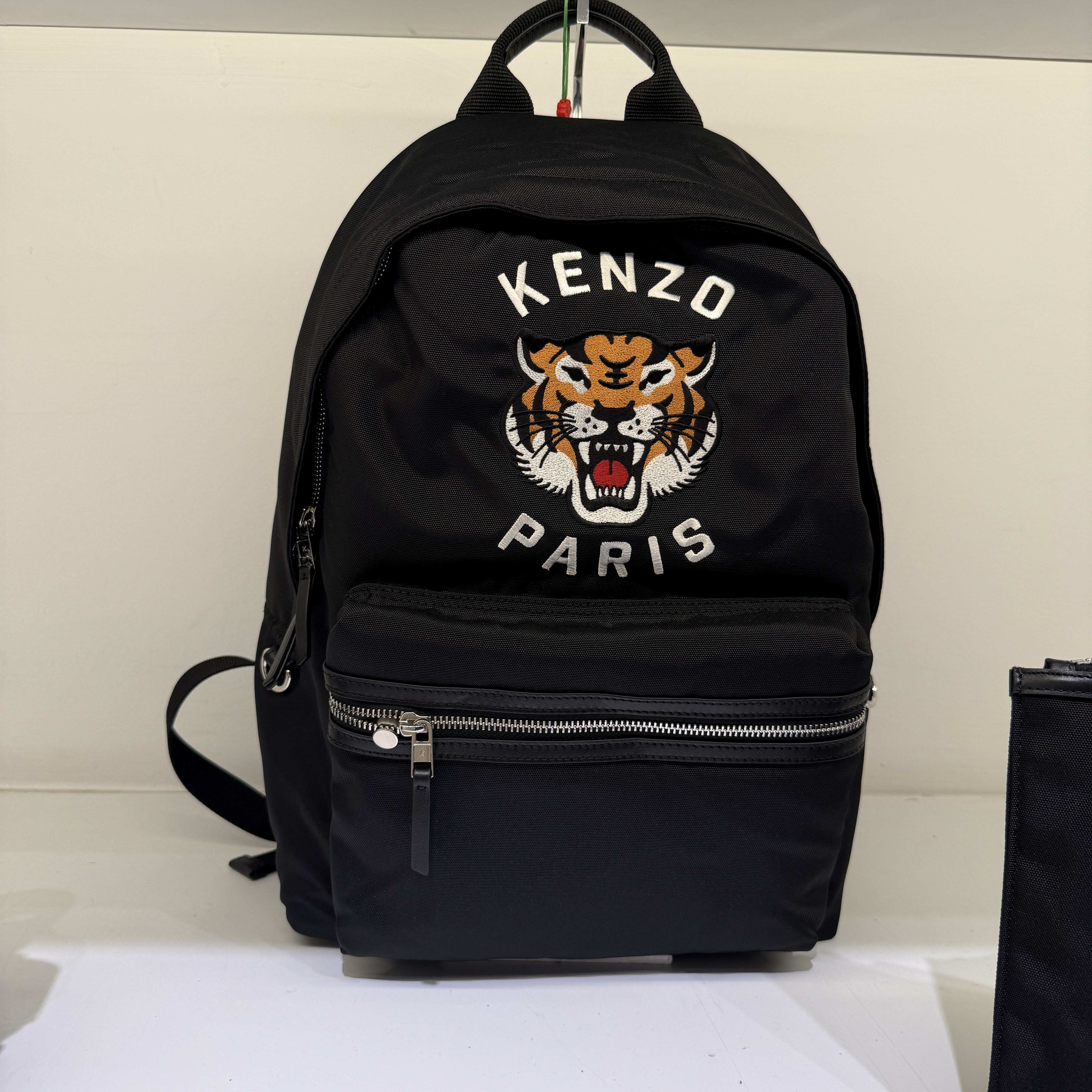 Kenzo Iconic Tiger Canvas Backpack Black
