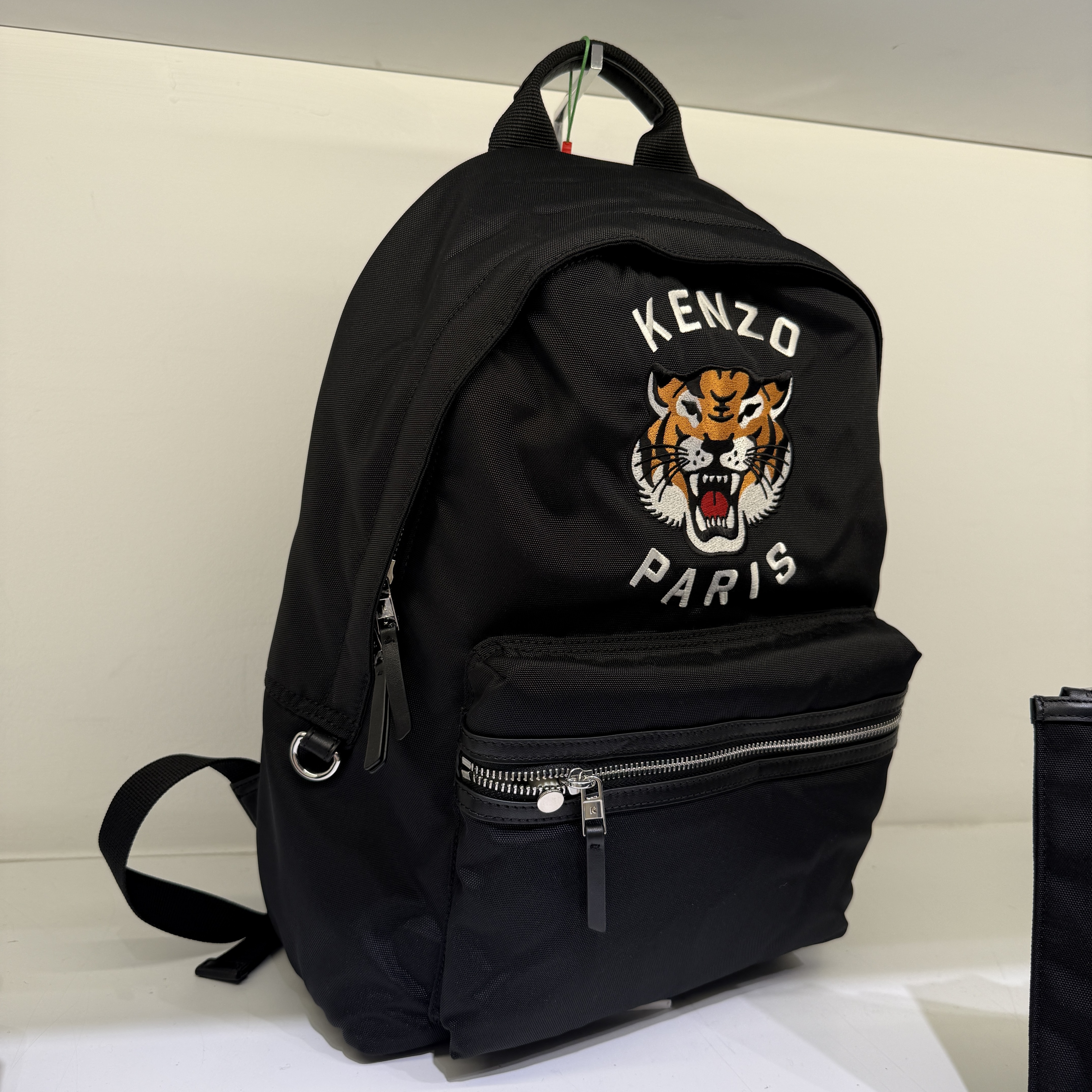 Kenzo Iconic Tiger Canvas Backpack Black
