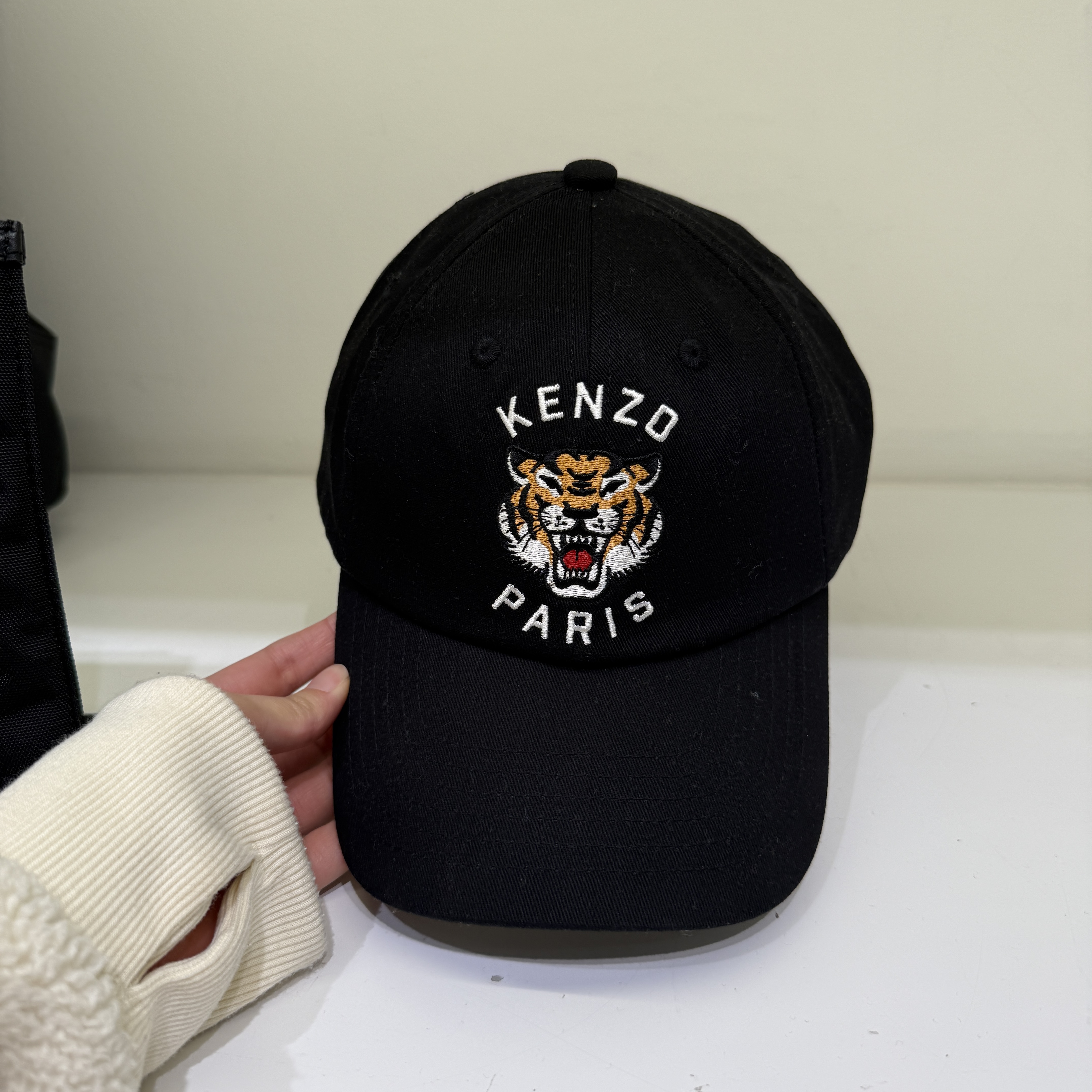 Kenzo MEN Iconic Tiger baseball cap black