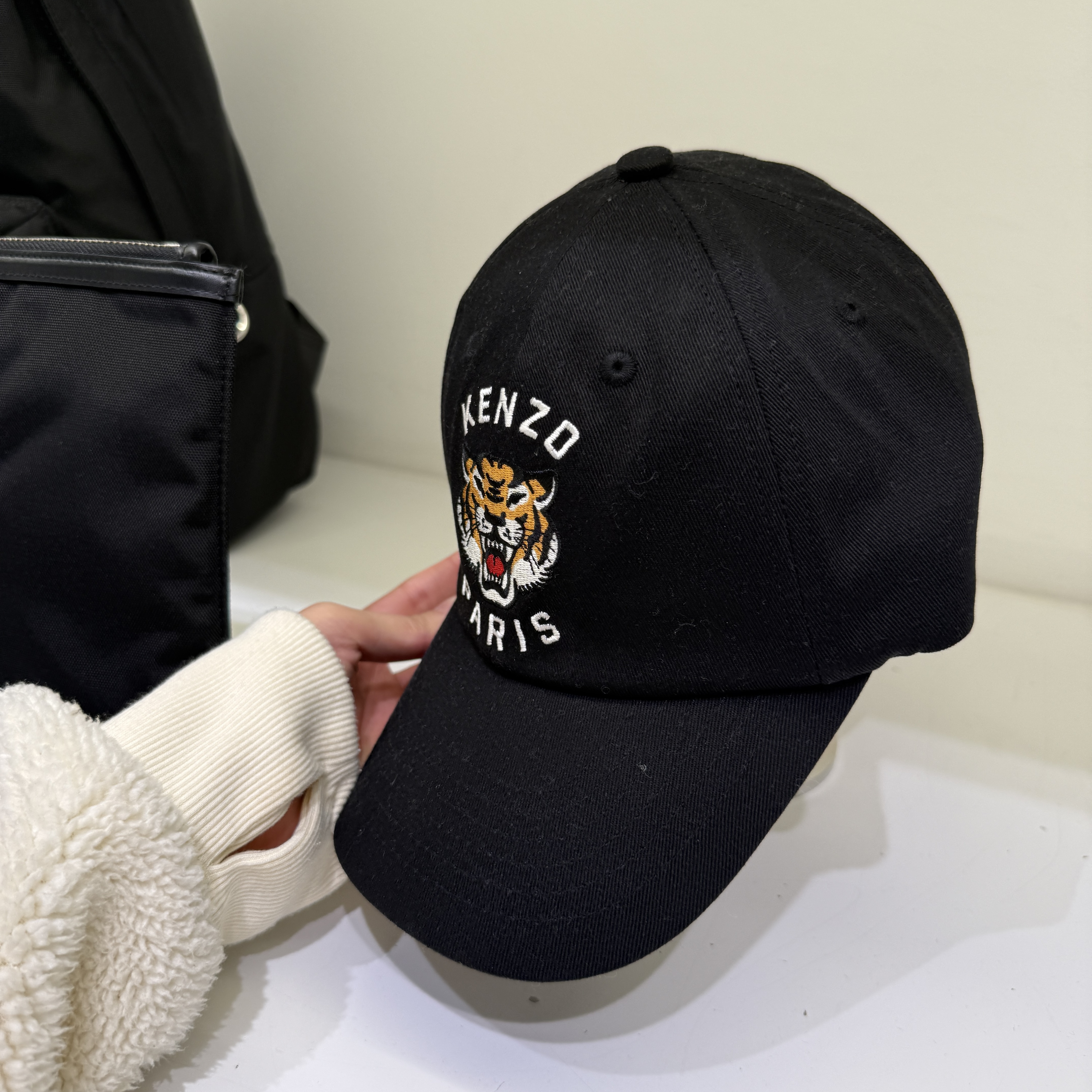 Kenzo MEN Iconic Tiger baseball cap black