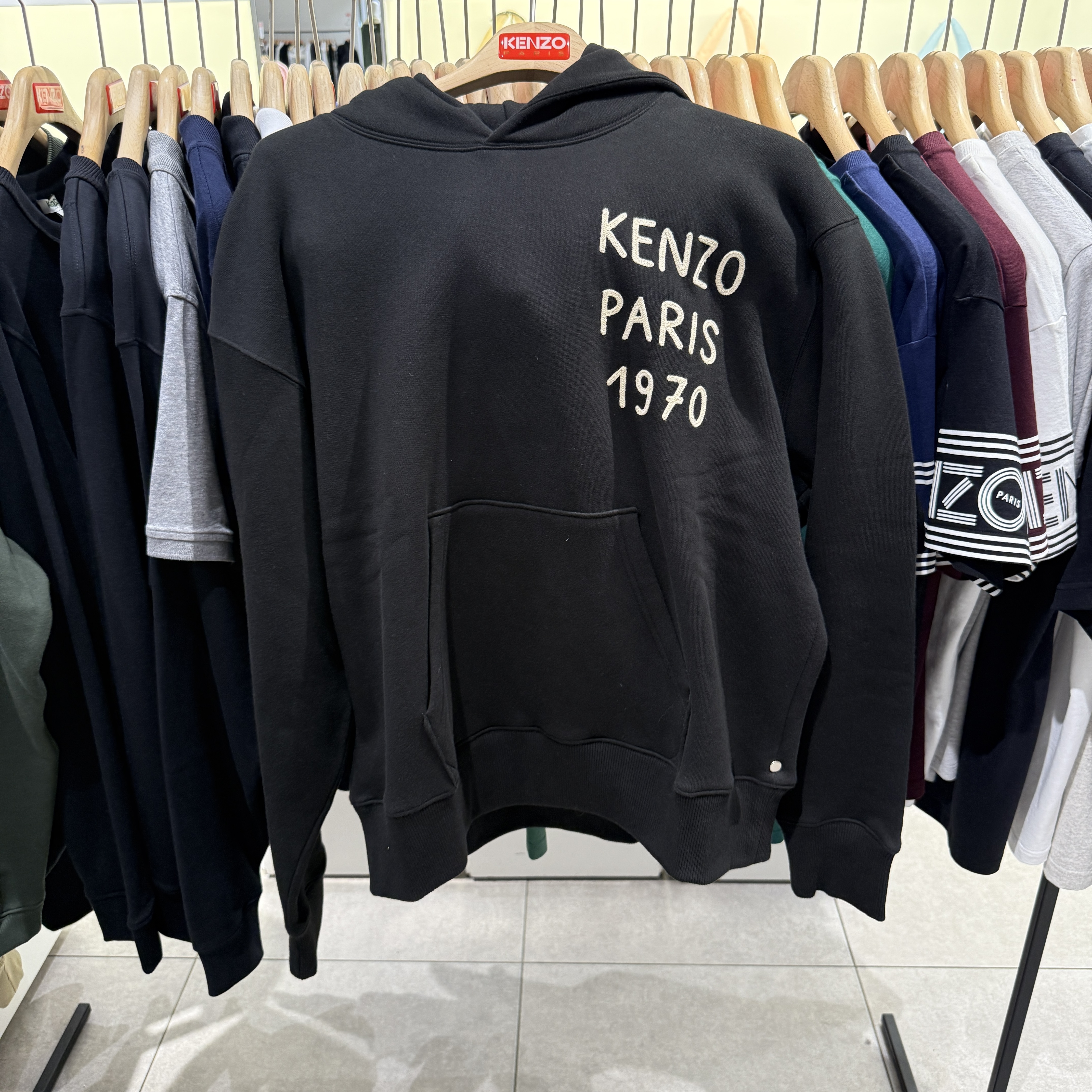 Kenzo MEN Paris hoddie Black