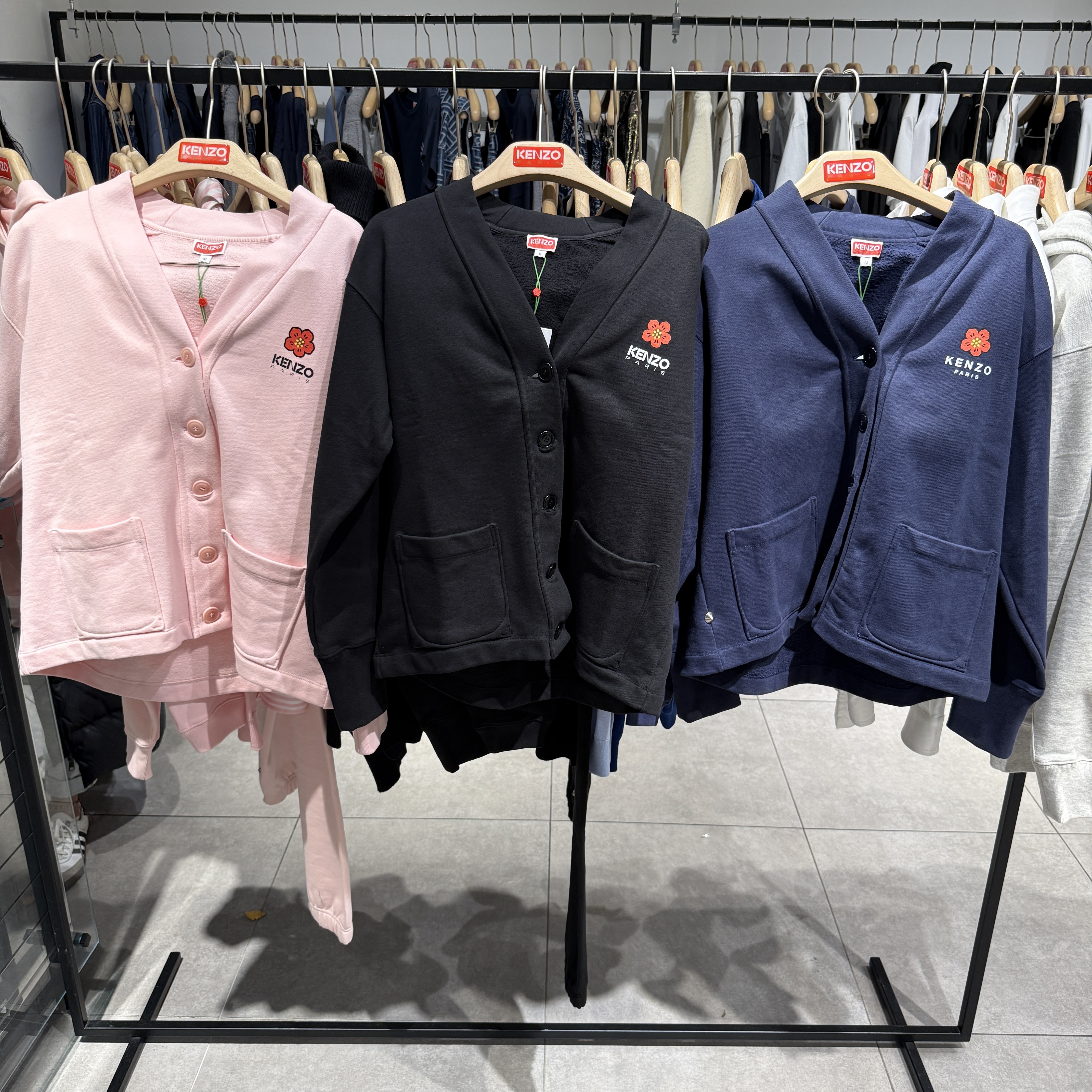 Kenzo WOMEN Small Flower Cardigan 4 colors