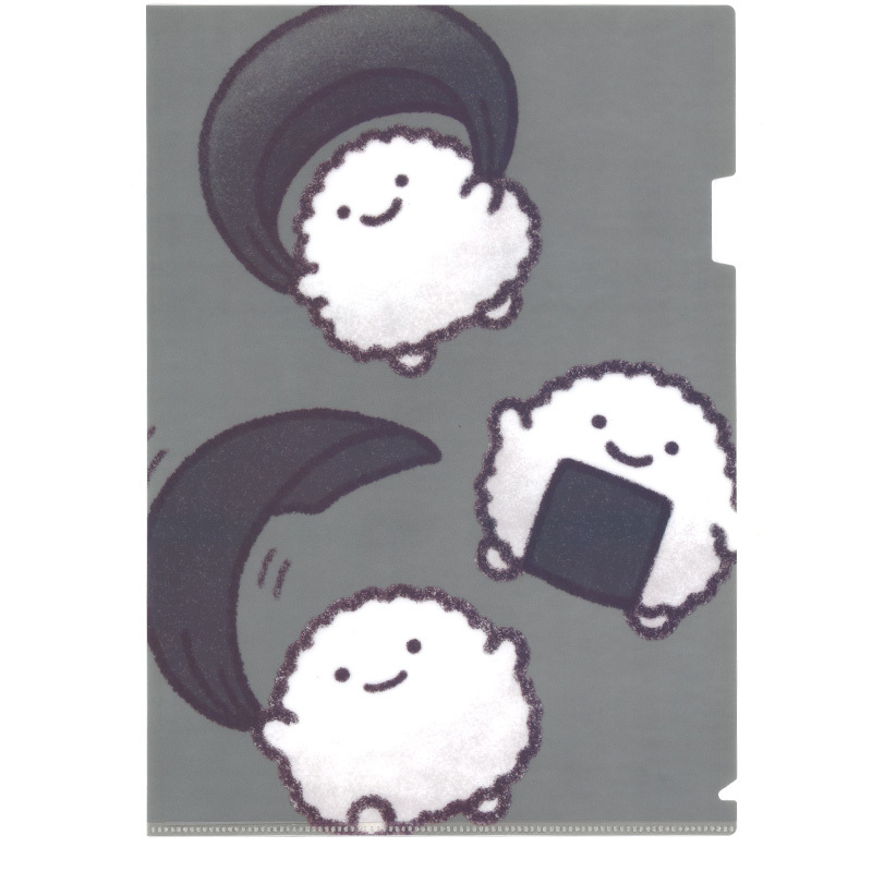 25 Nandemoikimono A4文件夾 (海苔飯糰)