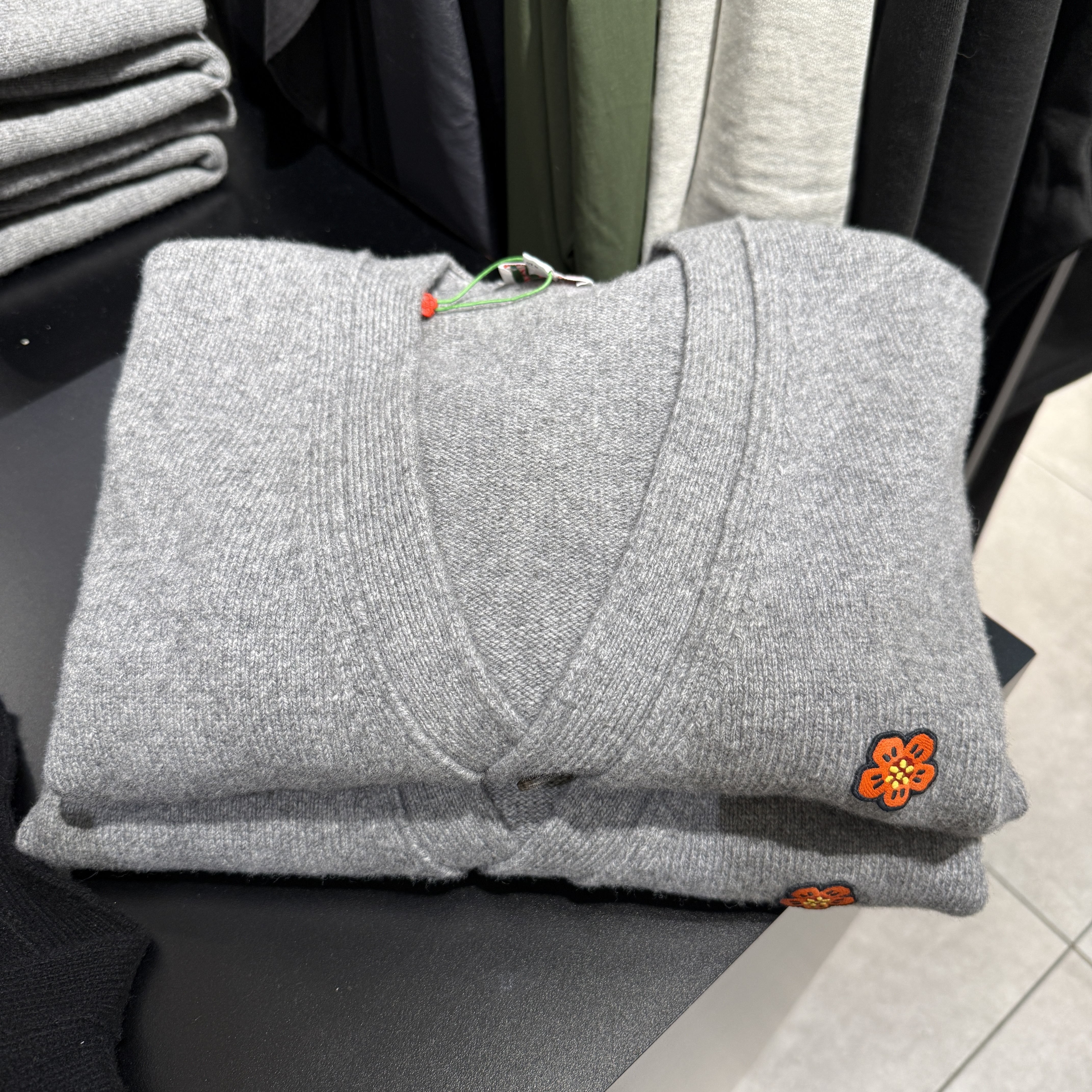 Kenzo MEN Small Flower knit cardigan 2 colors