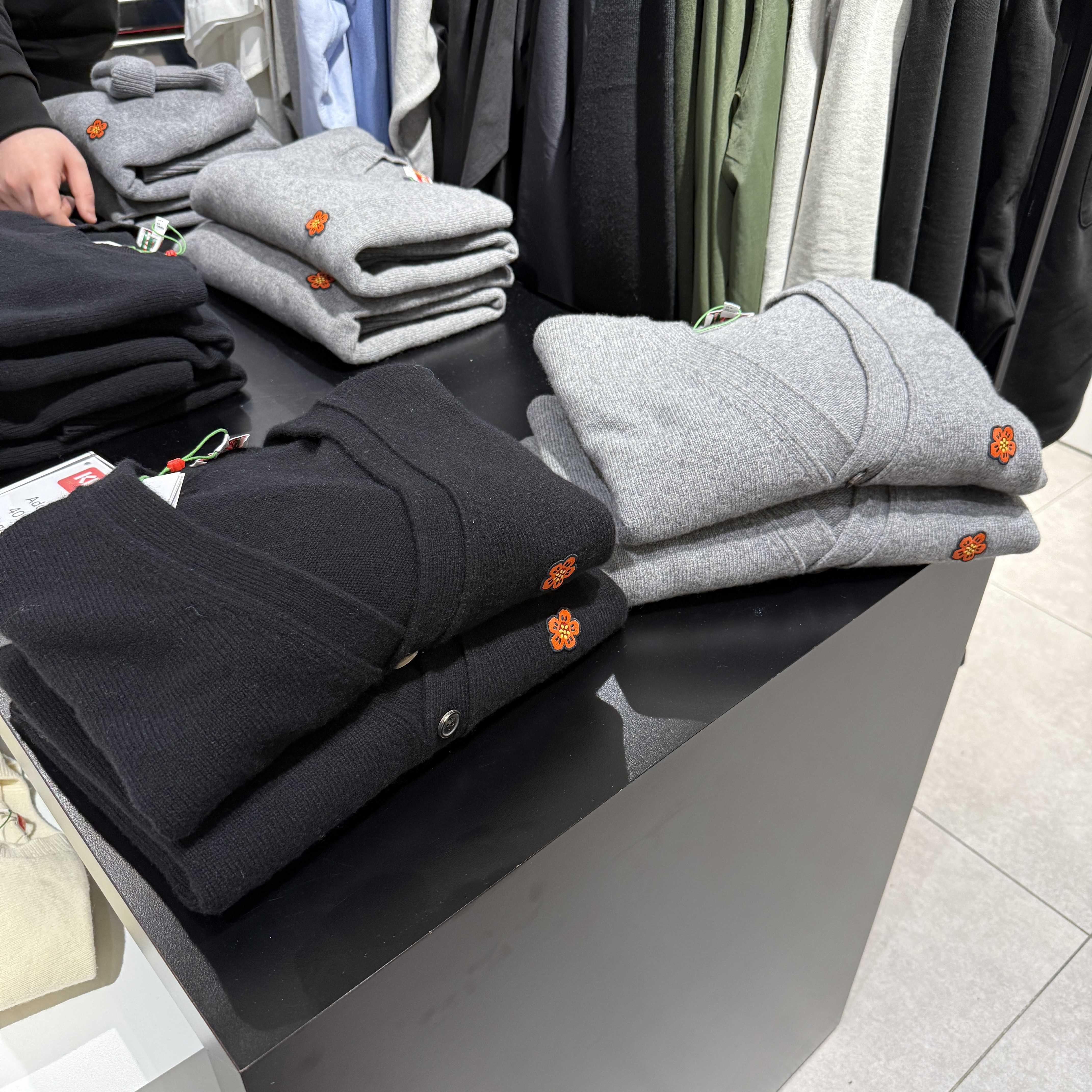 Kenzo MEN Small Flower knit cardigan 2 colors