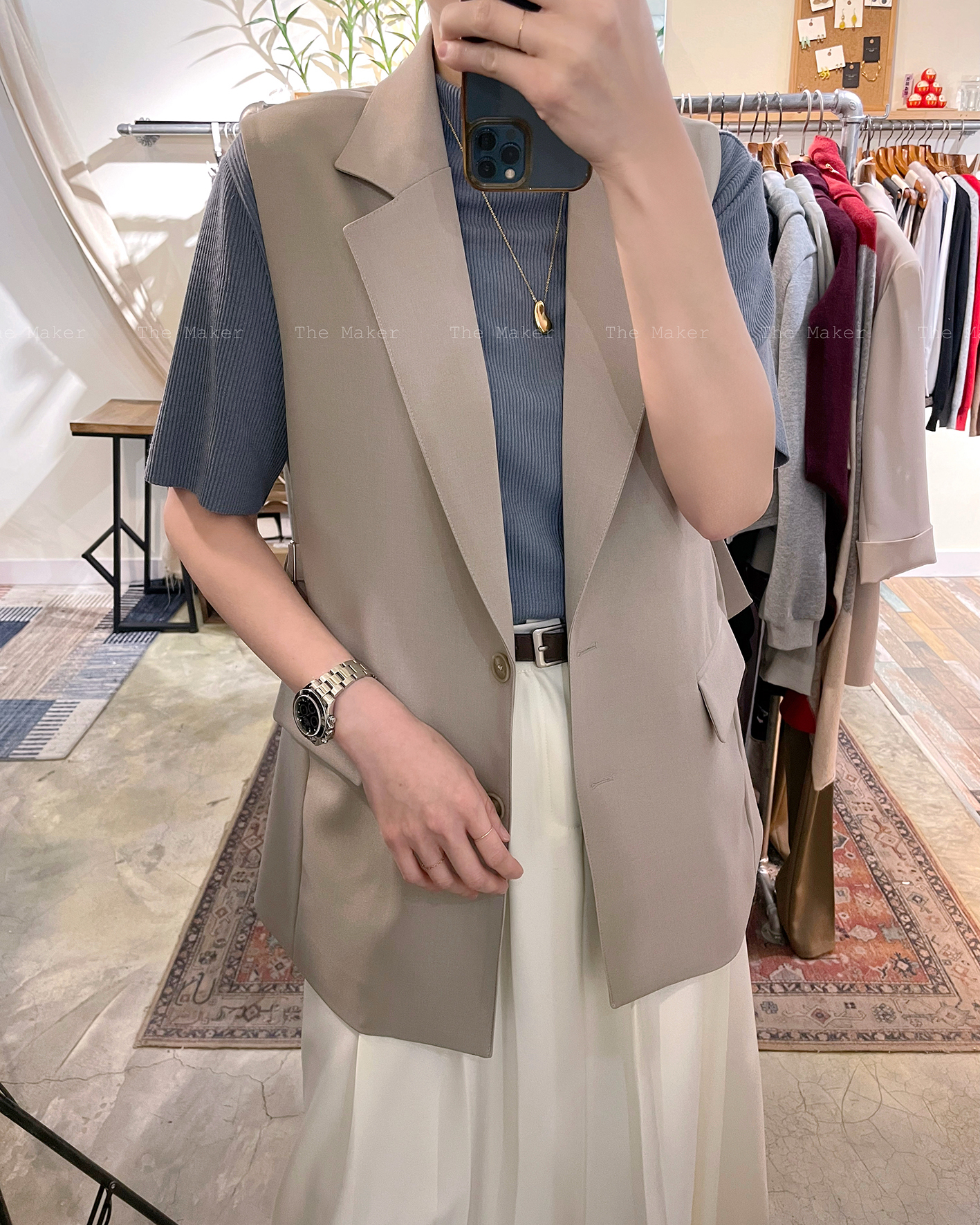 💟 中性有型西裝背心 💟