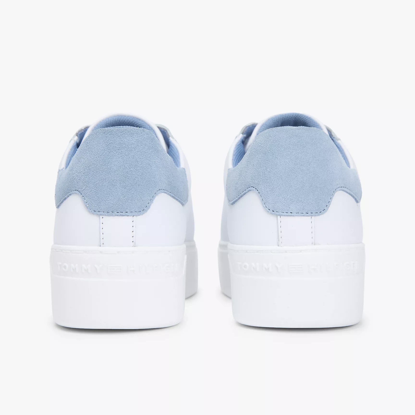 Tommy Hilfiger - 全皮厚底白波鞋 (FW09021)