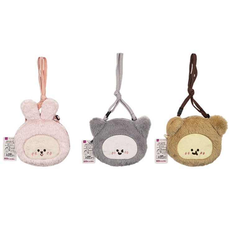 動物造型肩背包/17×15×1cm