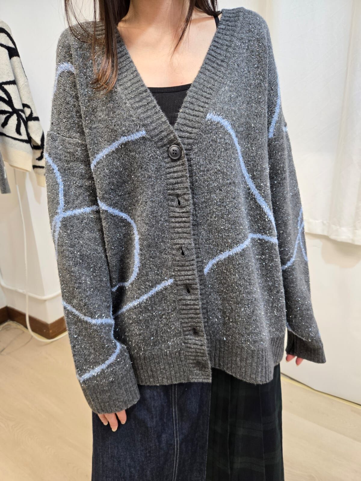 Odo 閃線針織外套