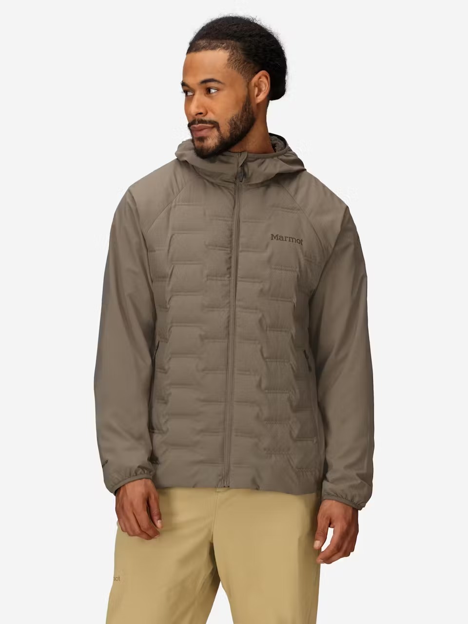 Marmot Men’s WarmCube® Active Aerothermal PrimaLoft® Insulated Hoody 男款 輕量保暖羽絨連帽外套 M16244-24377 Claystone [HappyOutdoor]