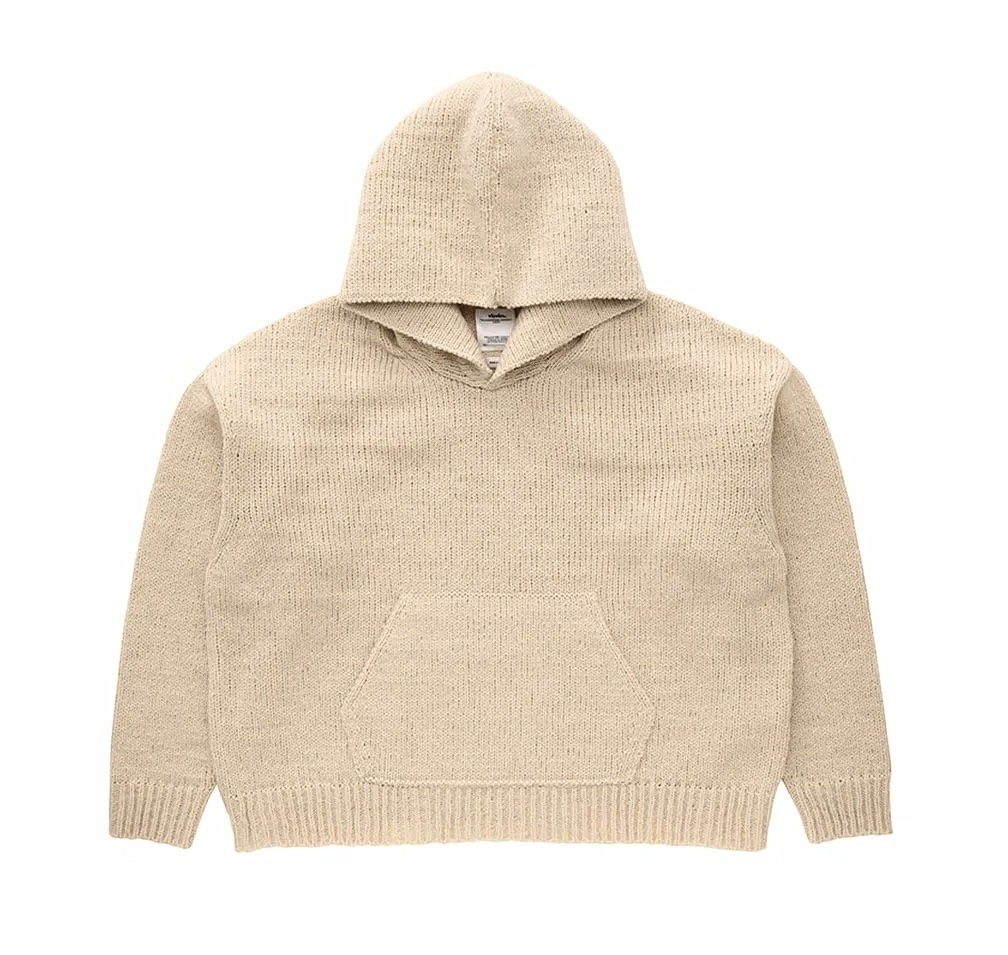 ON SALE: VISVIM AMPLUS SB (KNIT) HOODIE P.O - IVORY SIZE 2 IN STOCK NOW (現貨發售中)