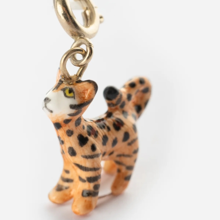 孟加拉貓瓷吊墜