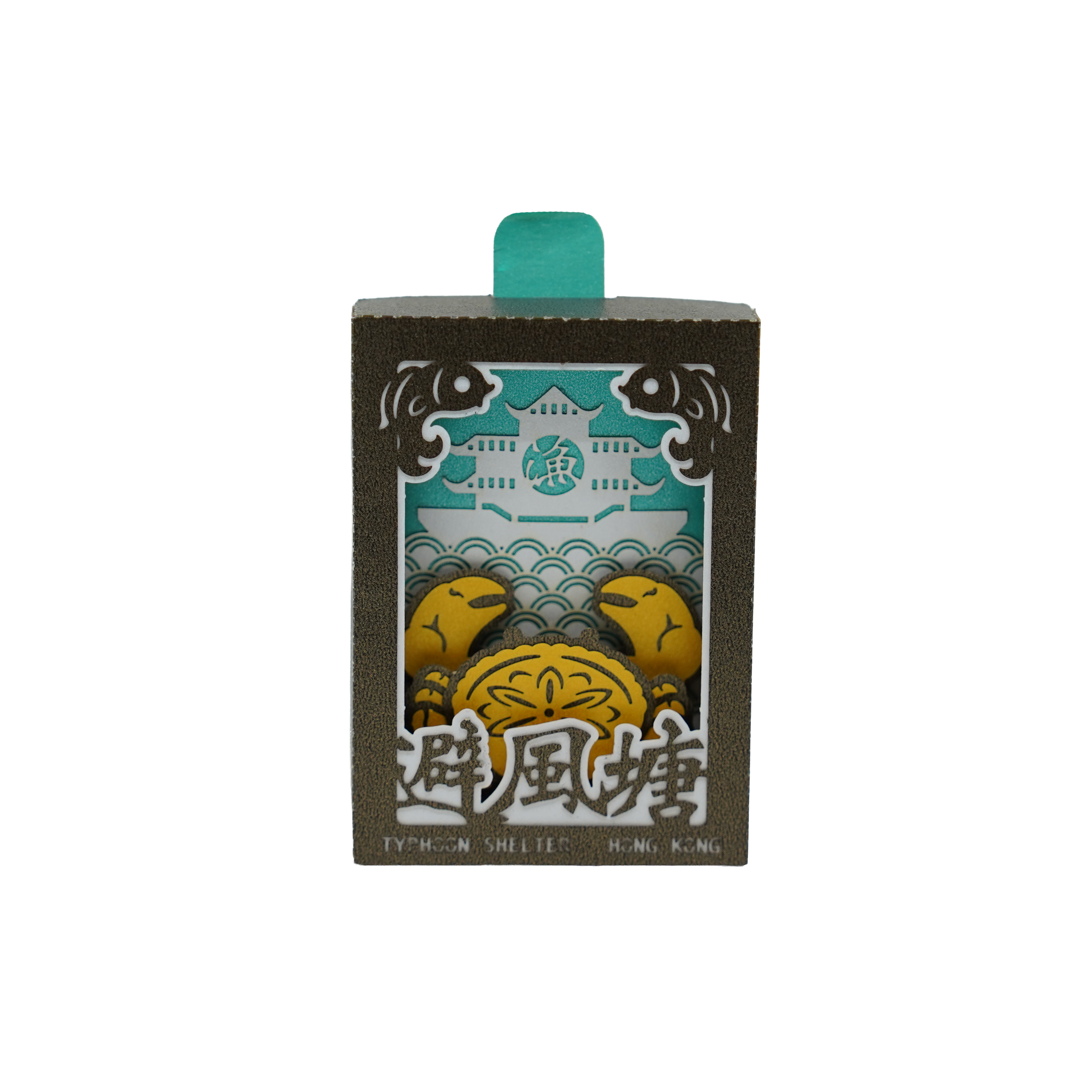 機關紙藝：火柴盒冰箱貼 - 避風塘