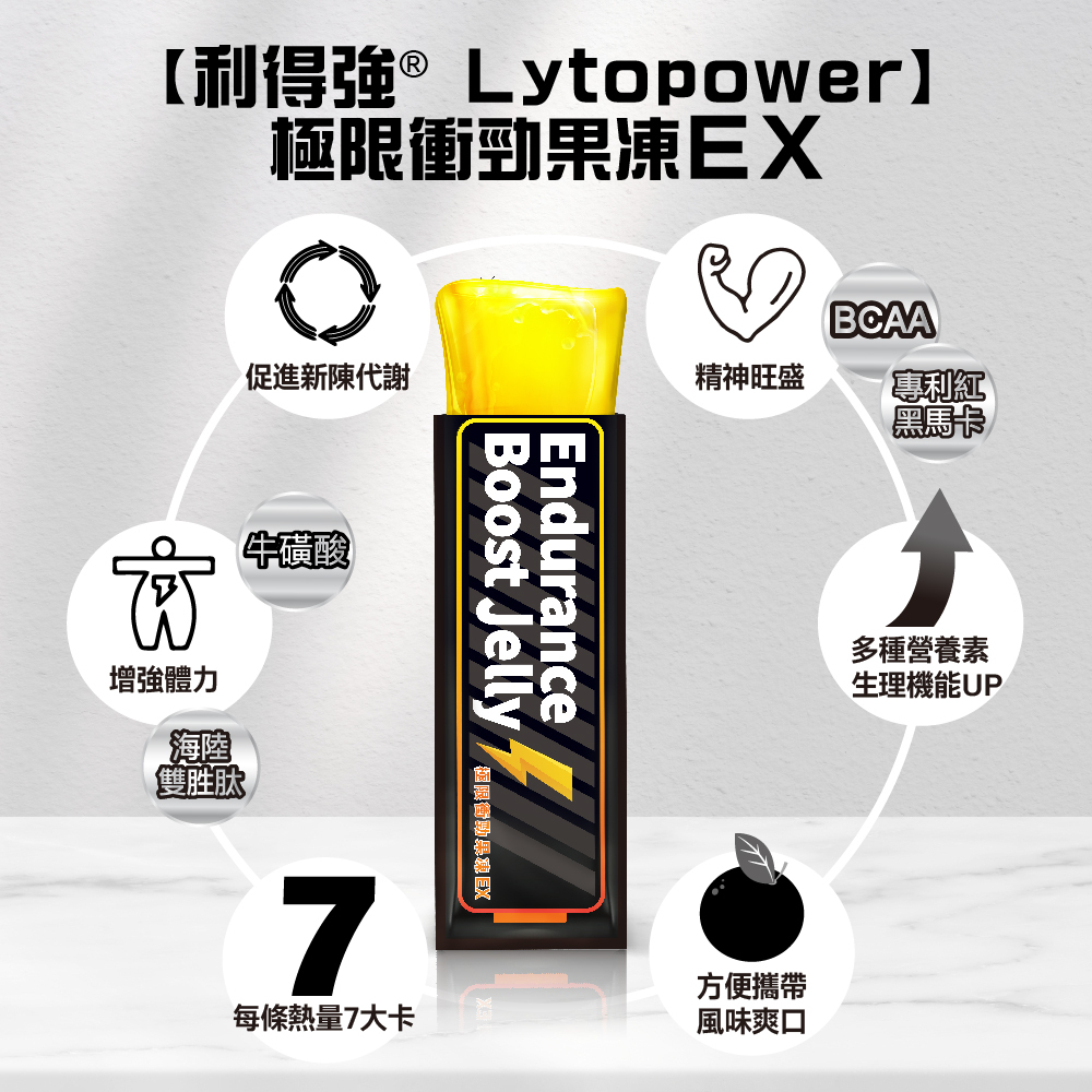 利得強LytoPower 機能果凍條EX版LytoPower® Endurance Boost Gel