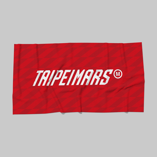 25-26 TAIPEI MARS PRINTED BEACH TOWEL