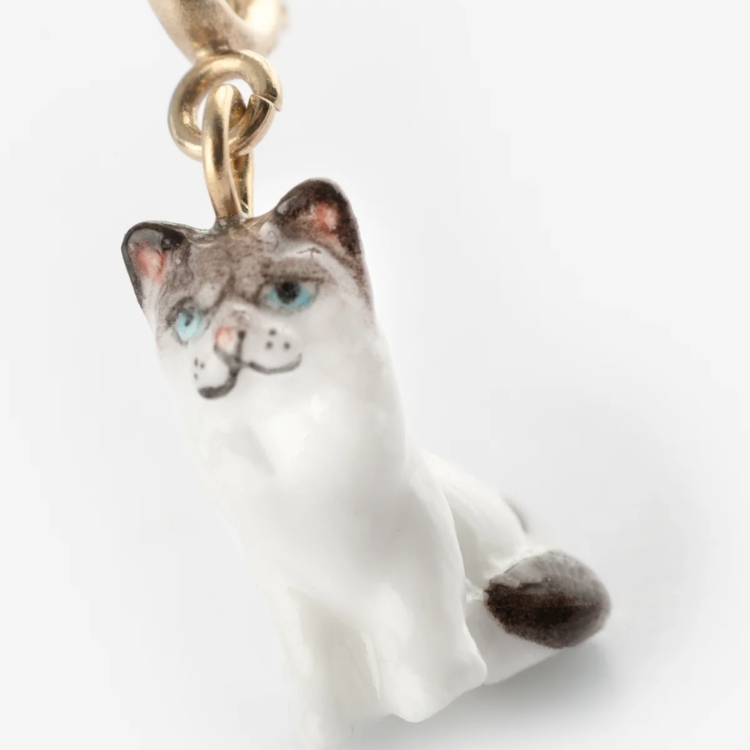 布偶貓瓷吊墜