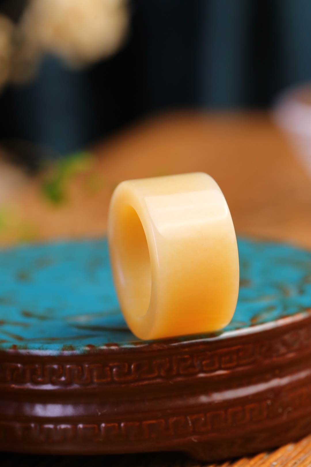 116111 和田玉且末糖扳指 (內徑 23mm)