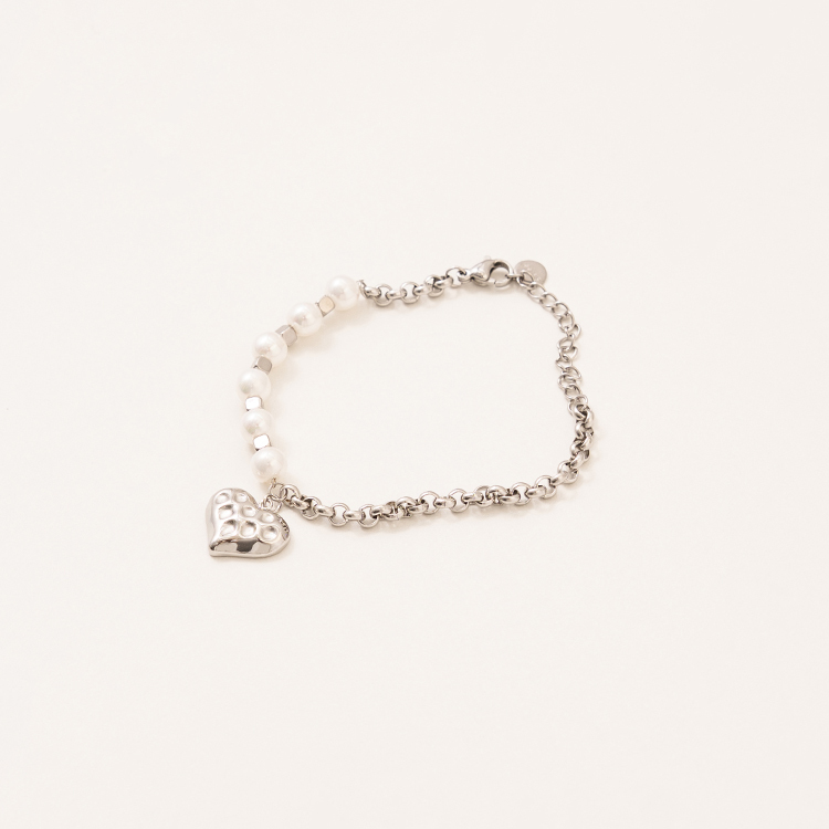 miramira心語｜戀愛心語珍珠手環/鍊C0972-銀66960