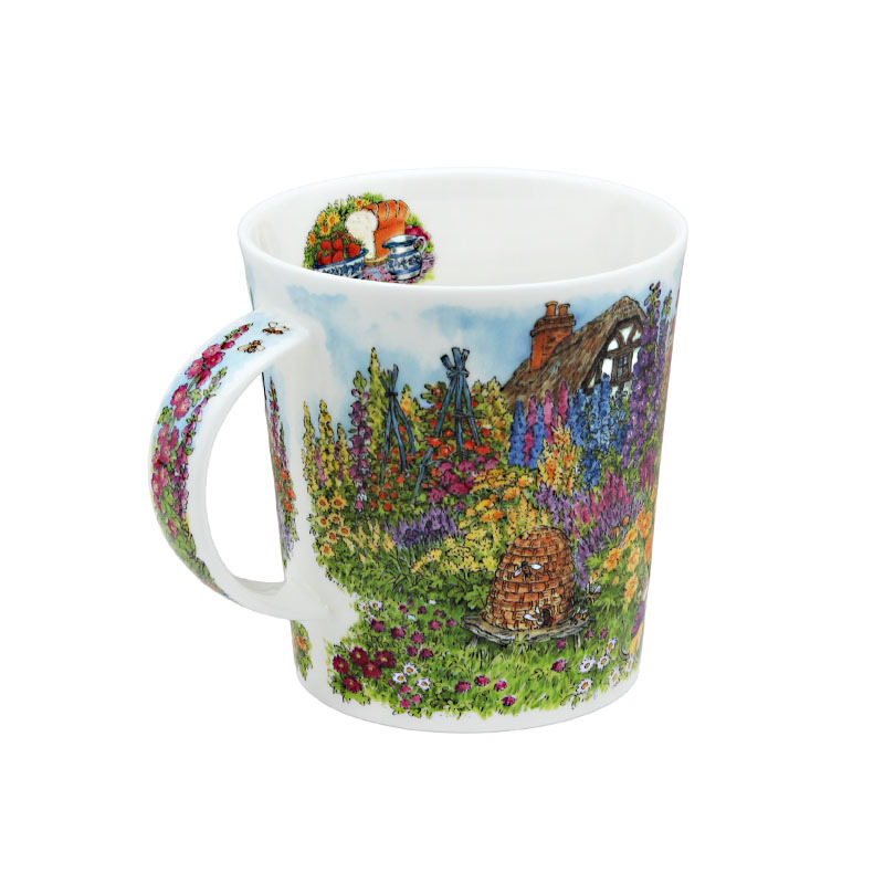 英國DUNOON Lomond系列 0.48L 優質骨瓷馬克杯 -LO-WOOT-PI