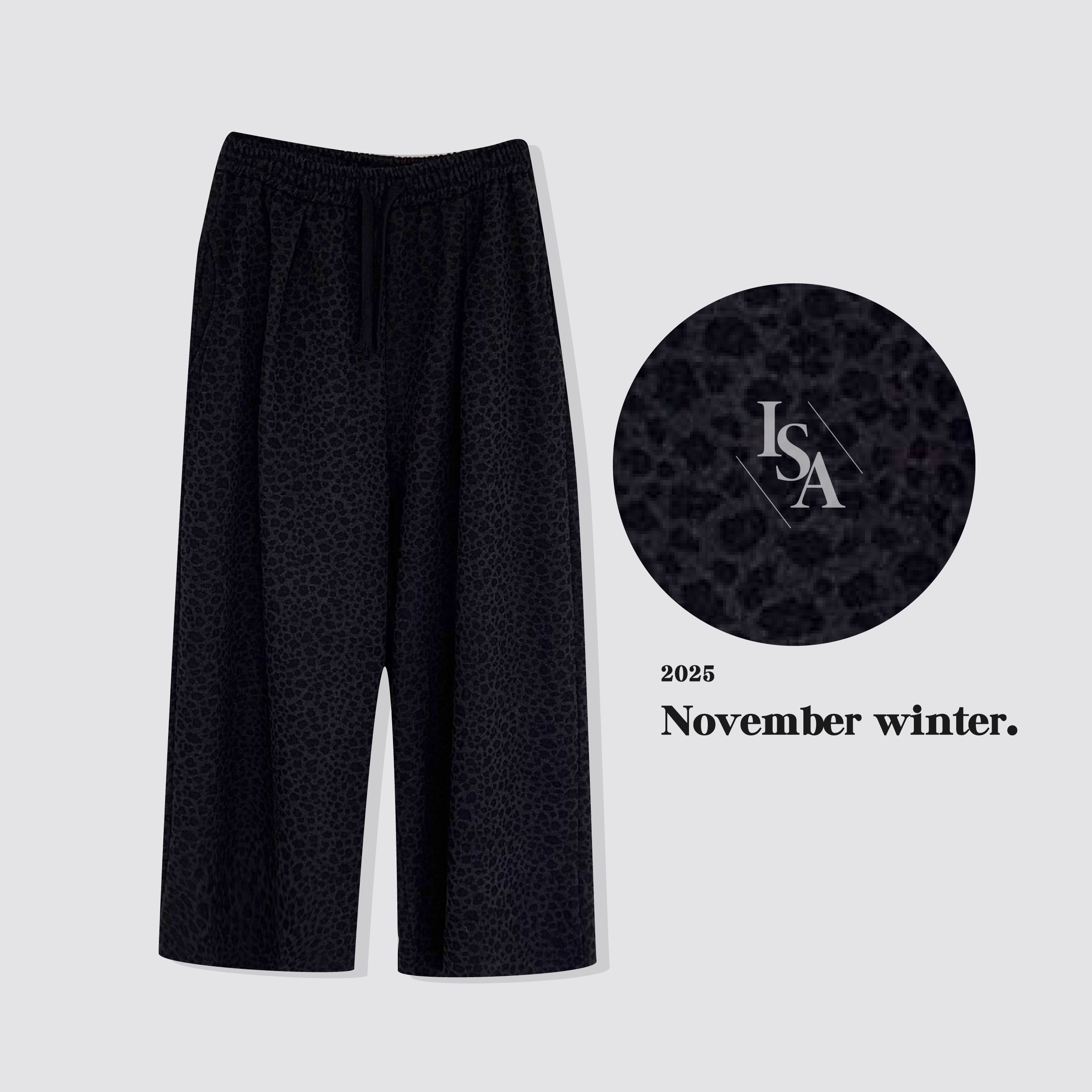 ISA_低調野性 一件帥整季!慵懶豹紋棉褲_51111