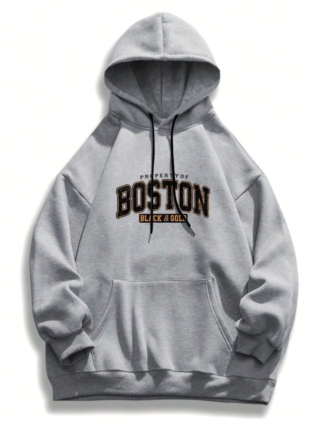 KADMAX大尺碼-男士波士頓加大英文字帽TEE〈KSMS2641〉