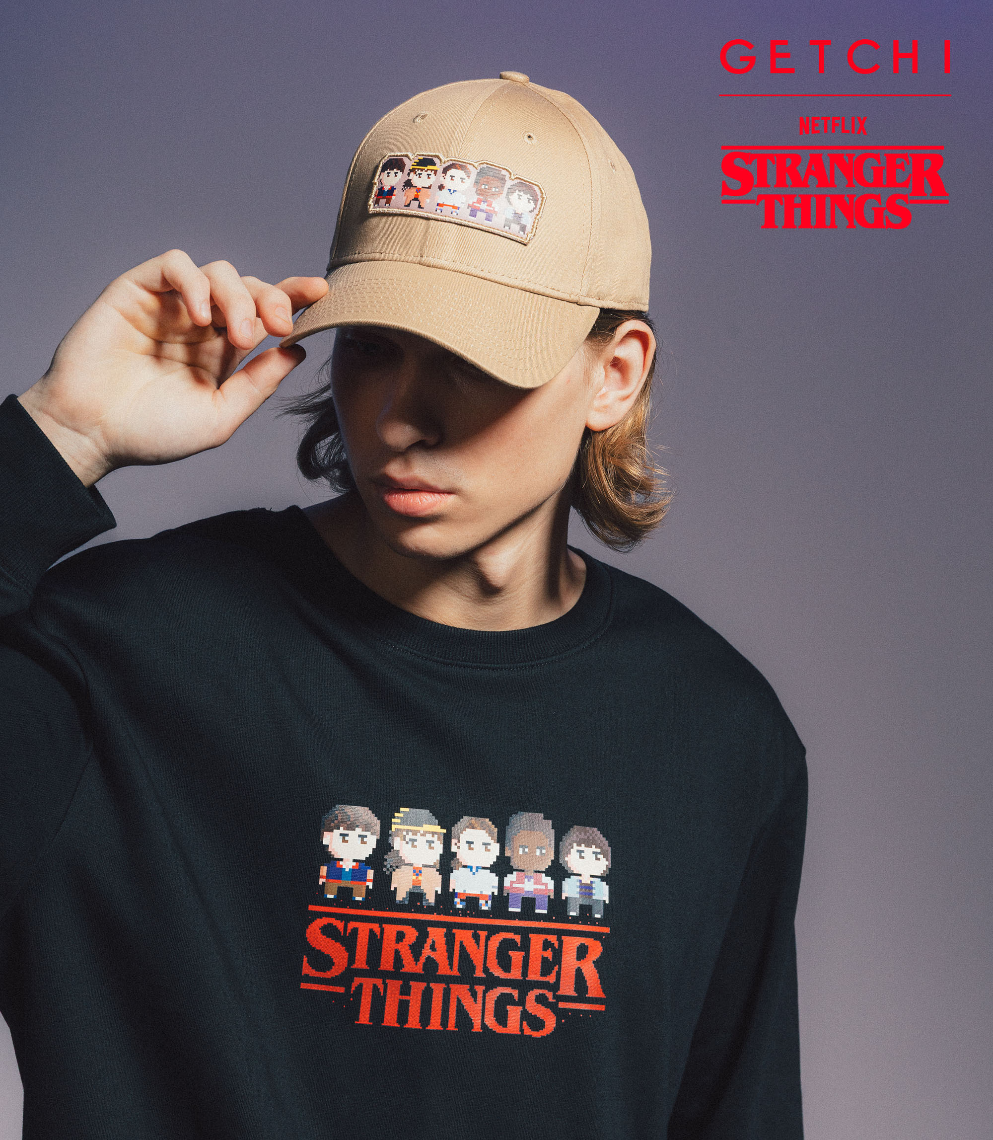 (現貨)Getchi X Stranger Things CAPS怪奇物語聯名系列帽子