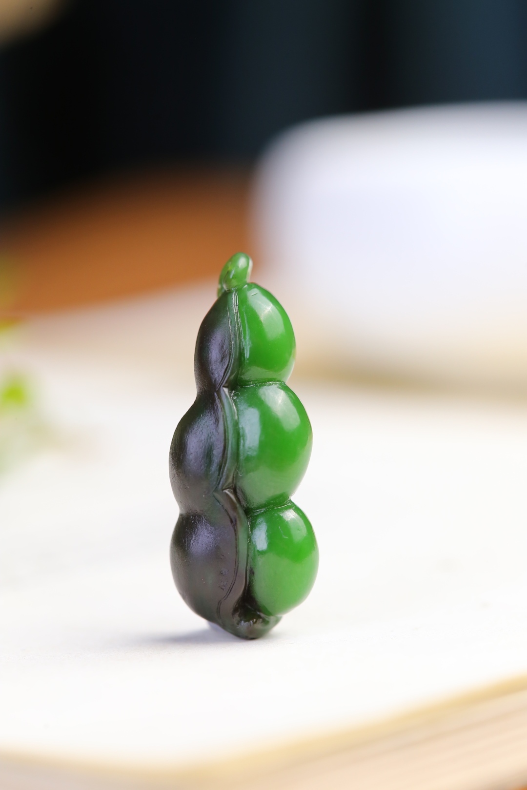 116112 和田玉碧玉福豆