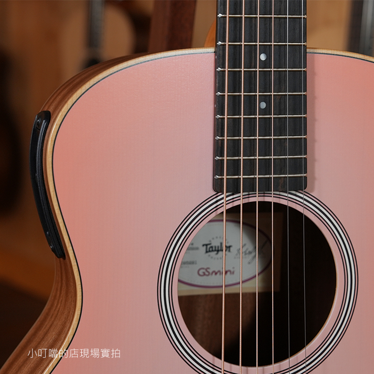Taylor GS mini-e Spacial Edition Sakuraburst 櫻花粉渲染 電木吉他 ES-B拾音器 原廠琴袋