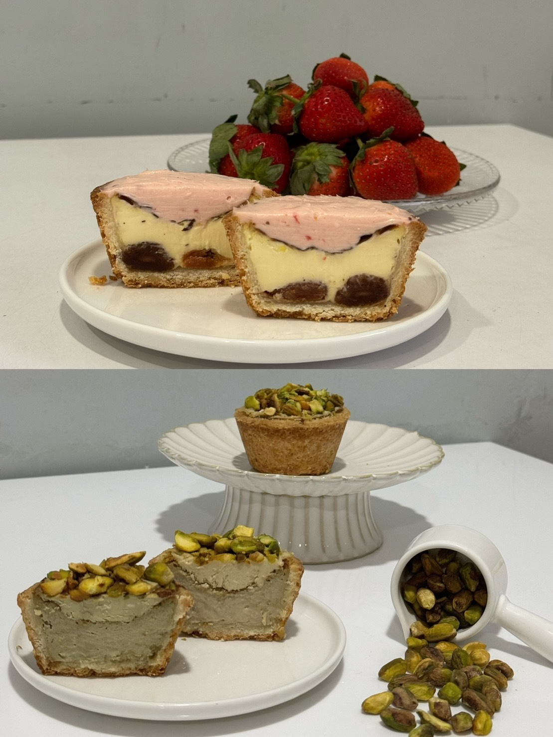 2/11(三)草莓乳酪*2開心果乳酪*2