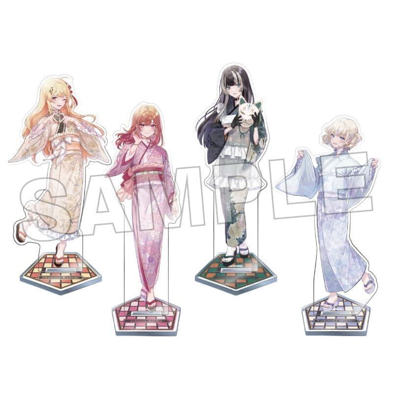 「官品代購」hololive ReGLOSS x 極樂湯合作周邊 (音乃瀬奏🎹✨/儒烏風亭らでん🐚/一条莉々華🌃/轟はじめ🐧⚡)