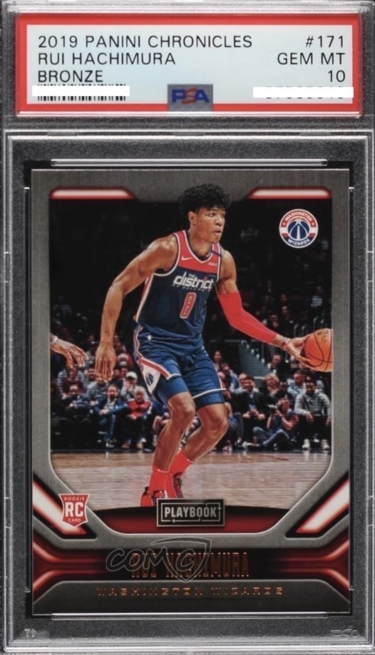 2019 PANINI CHRONICLES #171 RUI HACHIMURA BRONZE【PSA 10】八村壘
