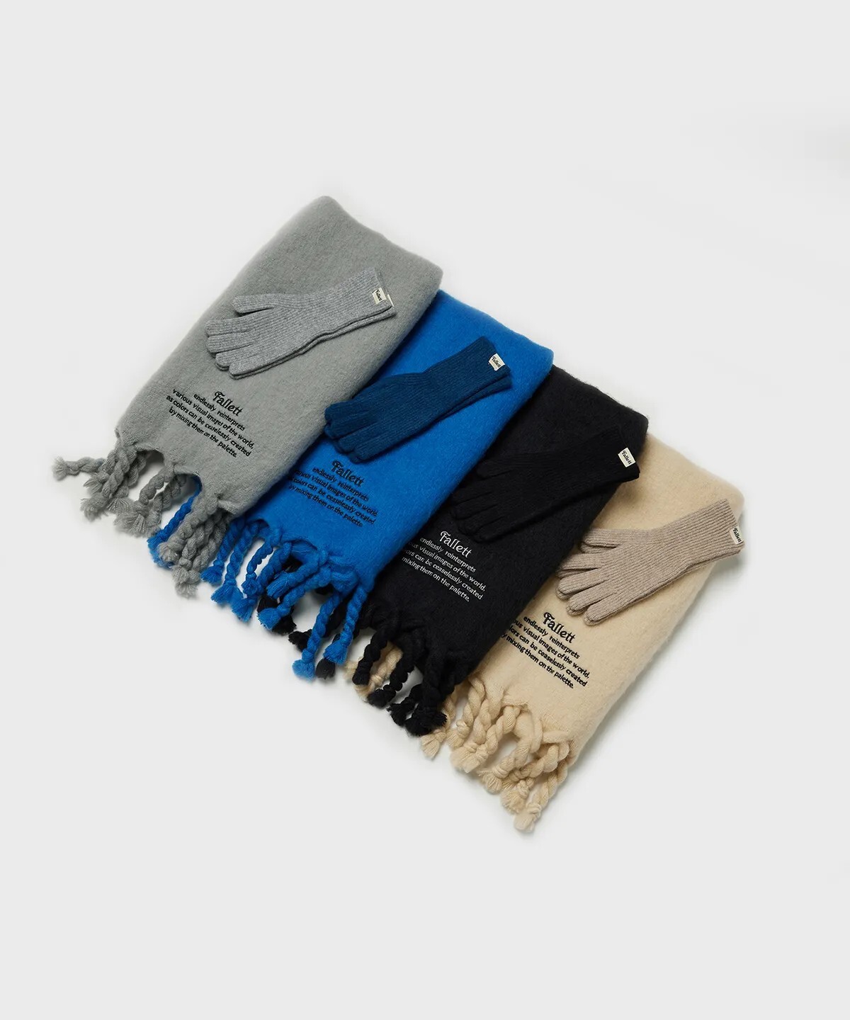 <預購接單> 🇰🇷 FALLETT Story logo 圍巾手套禮盒🎁