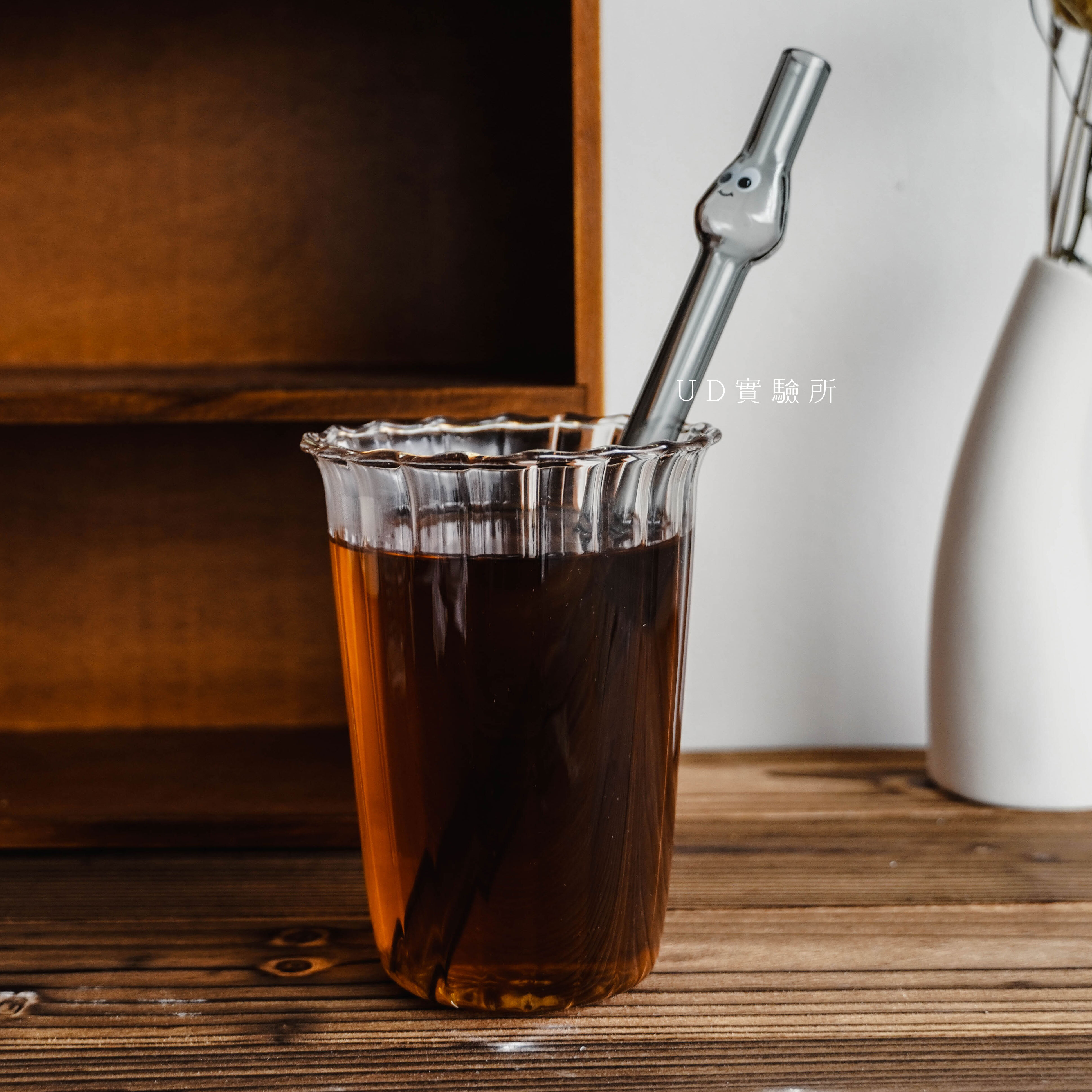 【次品好物良選 】大眼玻璃吸管 隨機出貨不挑色 特價品