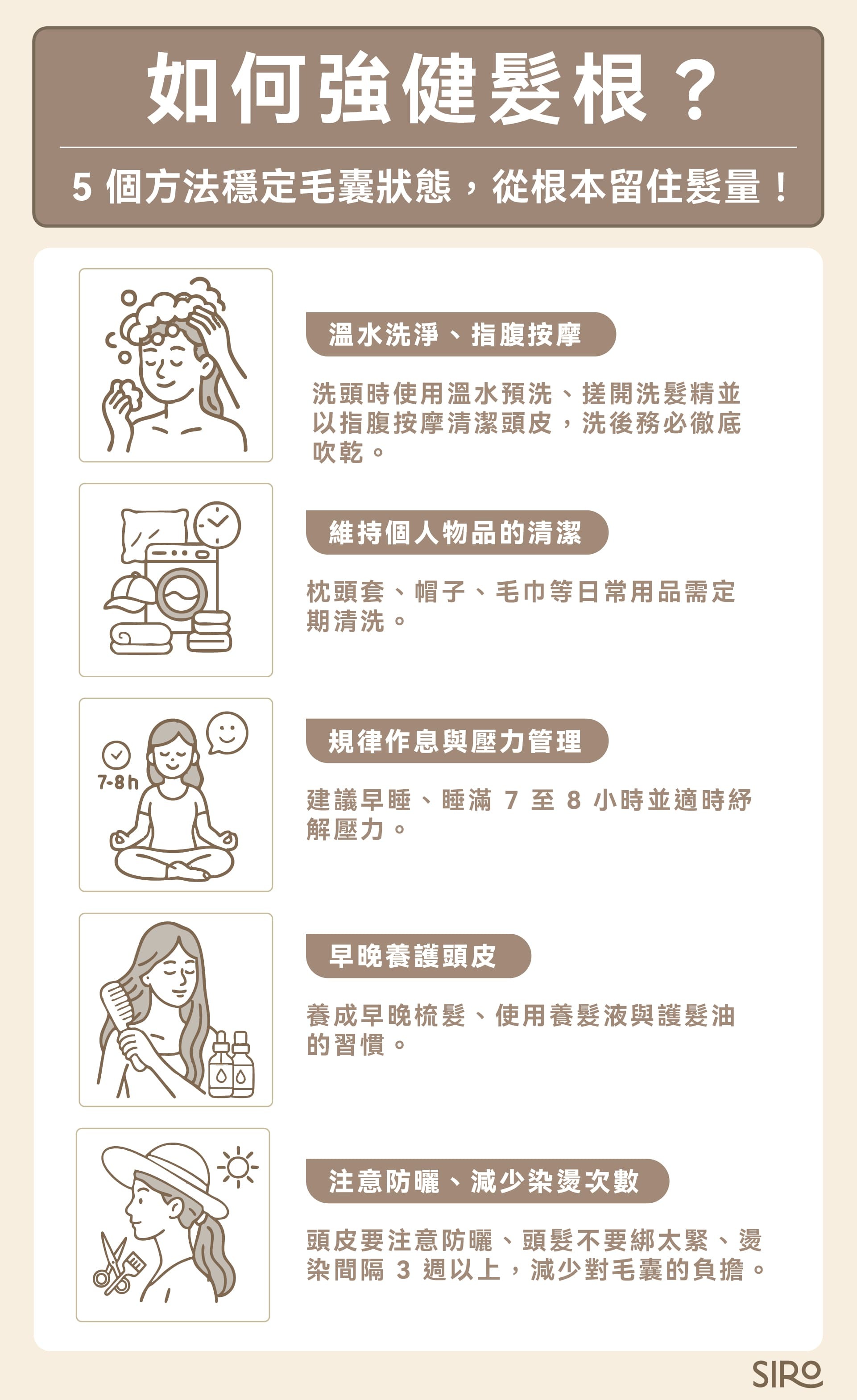 如何強健髮根?5 個方法穩定毛囊狀態,從根本留住髮量!