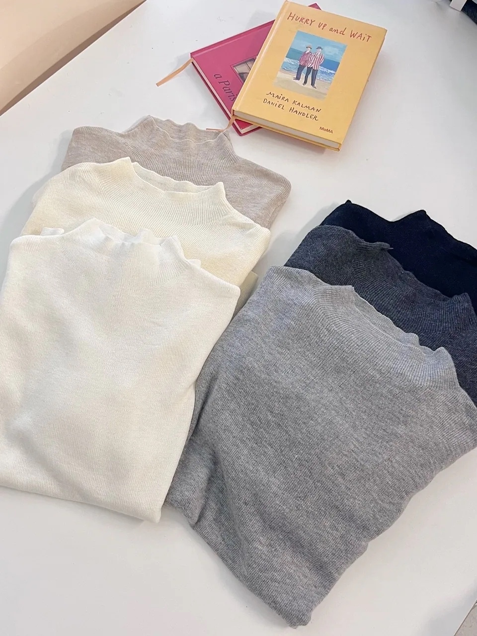 |現貨|半領針織內搭上衣(6色)