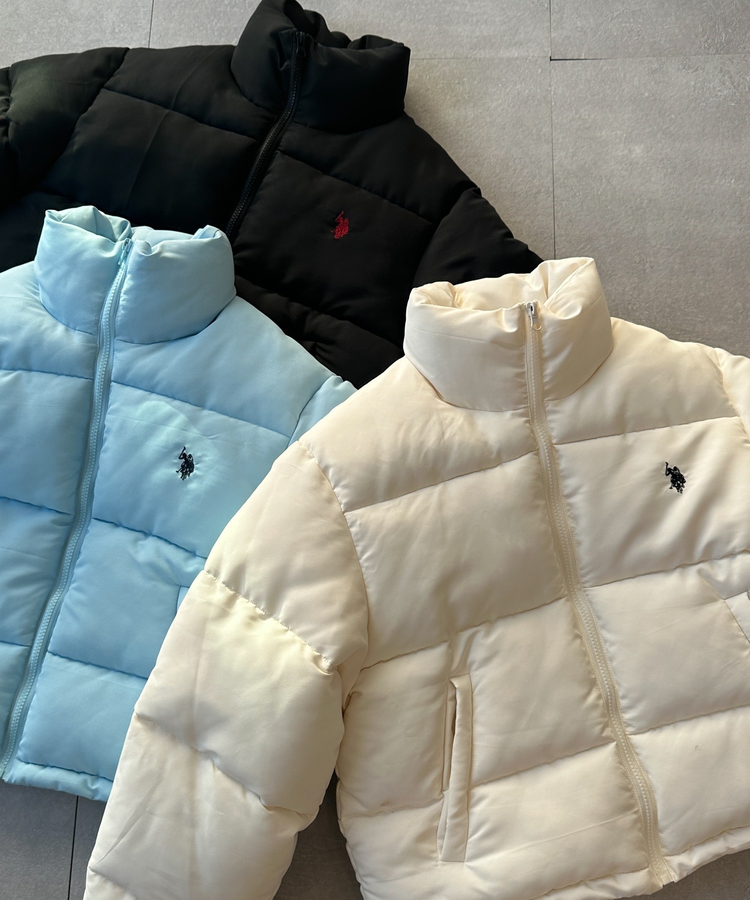 預購┃U.S. POLO ASSN. 刺繡 短版 中棉 外套