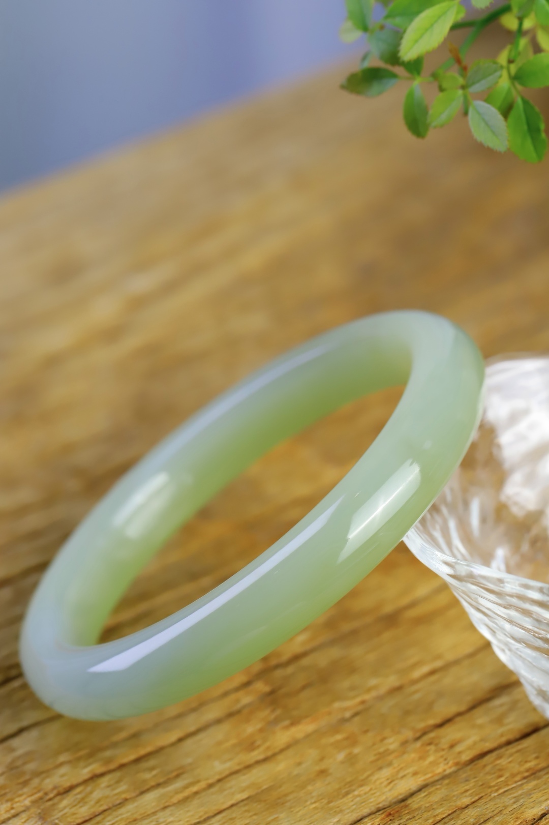 116115 64mm和田玉晴水手鐲 (62以上)