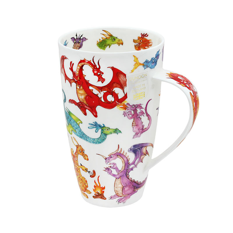 英國DUNOON Henley系列 0.6L 優質骨瓷馬克杯 -HE-HOST-XX