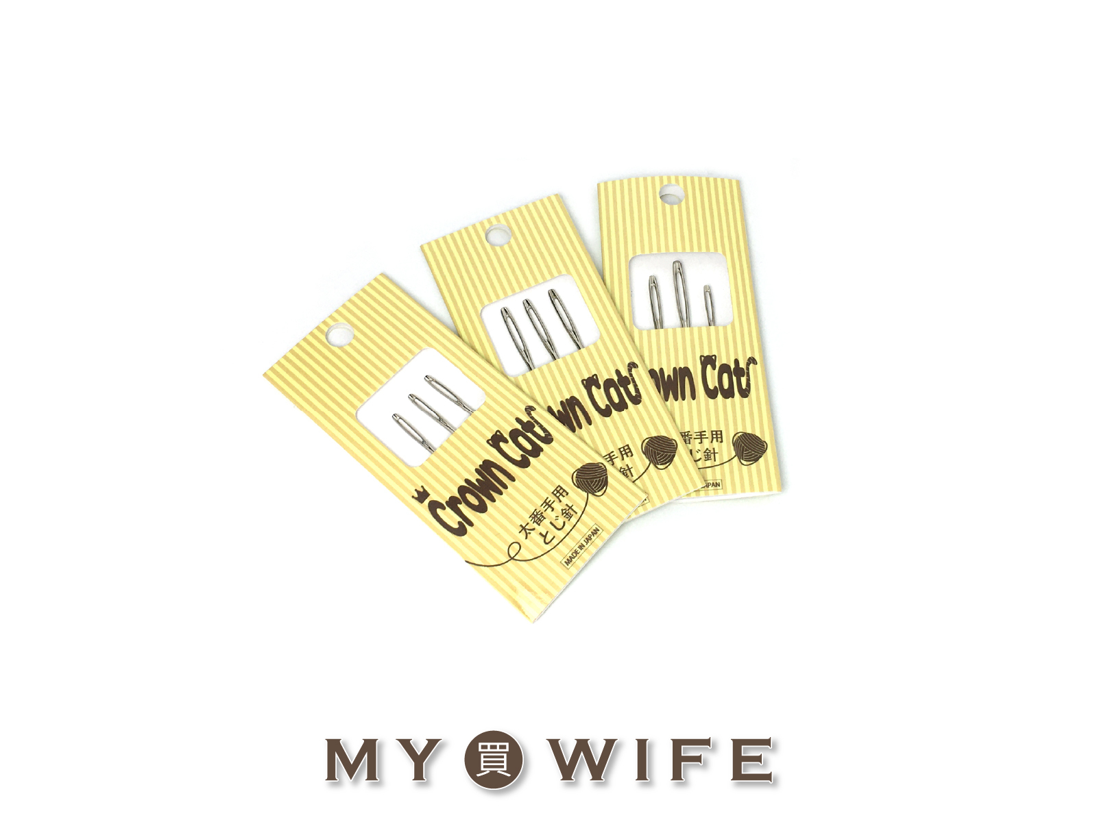 【CROWN CAT】鈍頭毛線針_日本製/收尾/收線