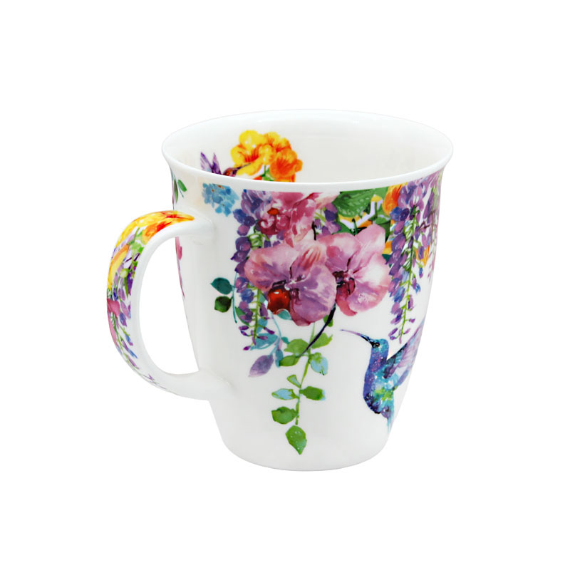 英國DUNOON Nevis系列 0.48L 優質骨瓷馬克杯 -NE-HUMM-YE