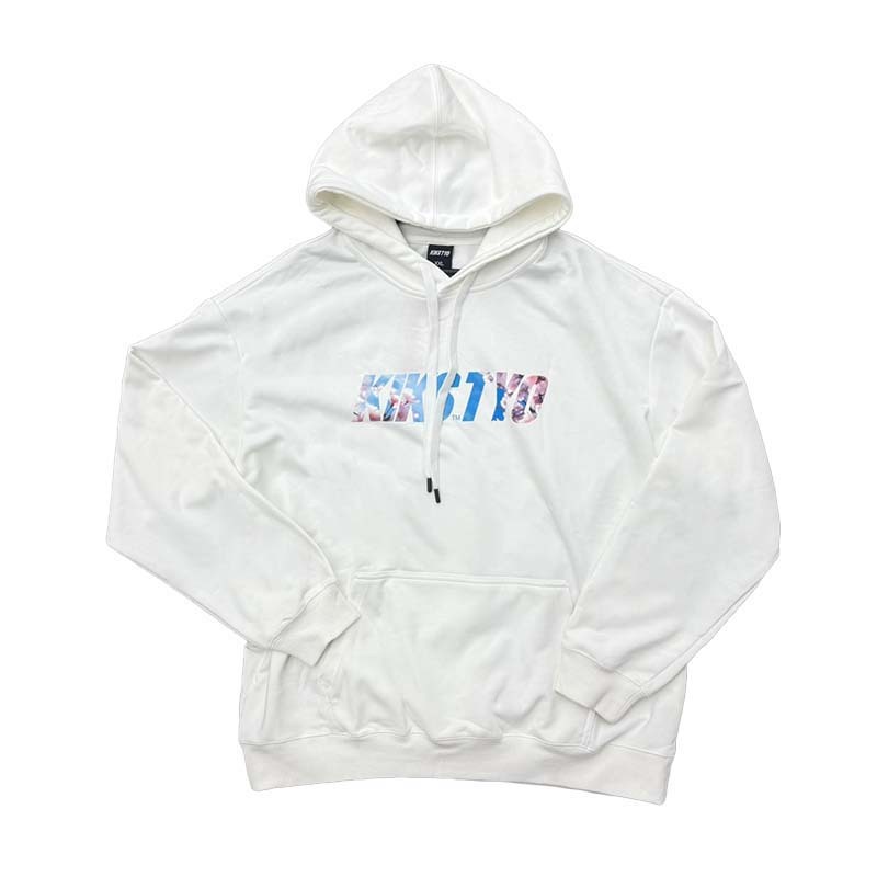 KIKS CLASSIC SAKURA LOGO 帽T 長袖 男女款 白色 244201-100 [台灣現貨]