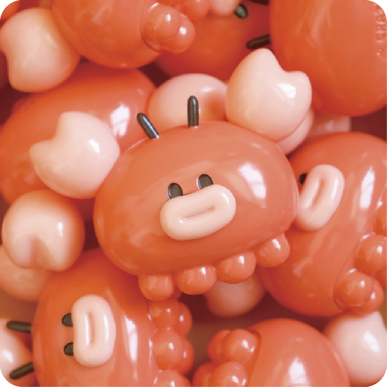 原味蟹蟹君-軟膠可動公仔