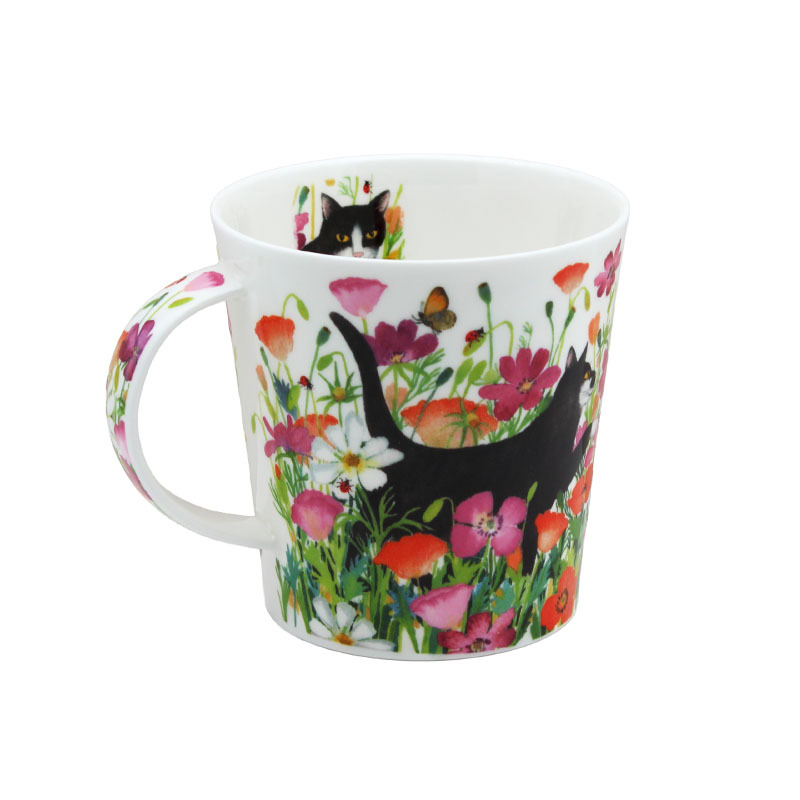 英國DUNOON Cairngorm系列 0.48L 優質骨瓷馬克杯 -CA-PREP-BL