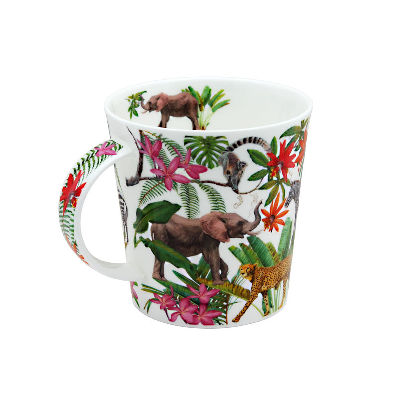 英國DUNOON Cairngorm系列 0.48L 優質骨瓷馬克杯 -CA-NATW-EL