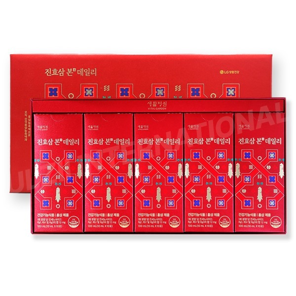 【韓國預購】AKR112101 韓國 LG 生活庭院濃縮紅參液 (10ml*50條裝)