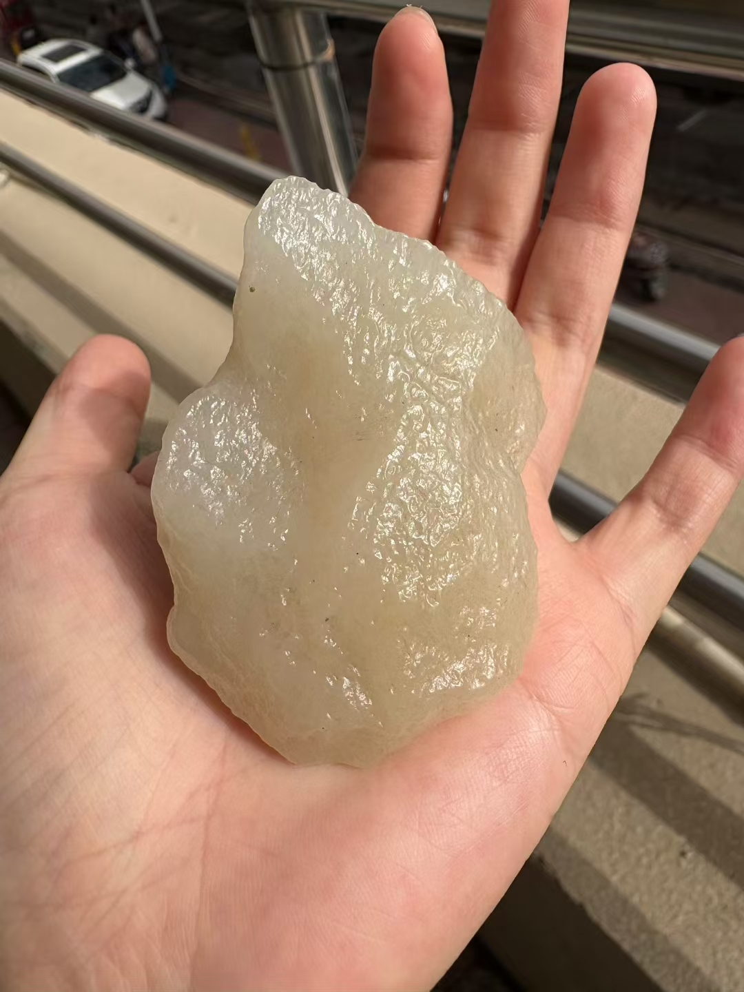 116719 和田玉戈壁料藕粉原籽