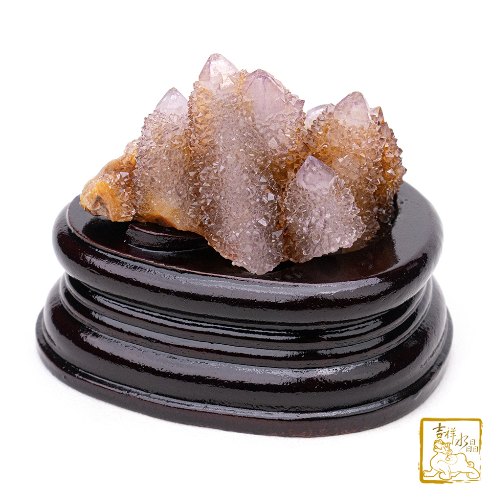 南非仙人掌紫水晶簇 265g 智慧貴人